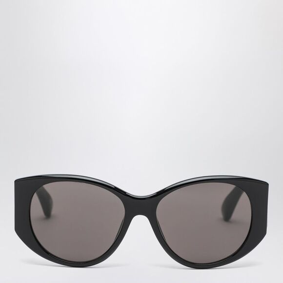 Balenciaga Women's Nano Round Black Sunglasses - Picture 1 of 2